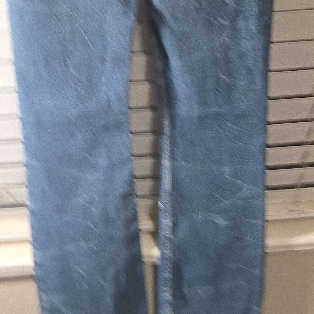 Arizona Jean Company Blue Denim Flare Jeans with Floral Patchwork - Picture 15 of 16